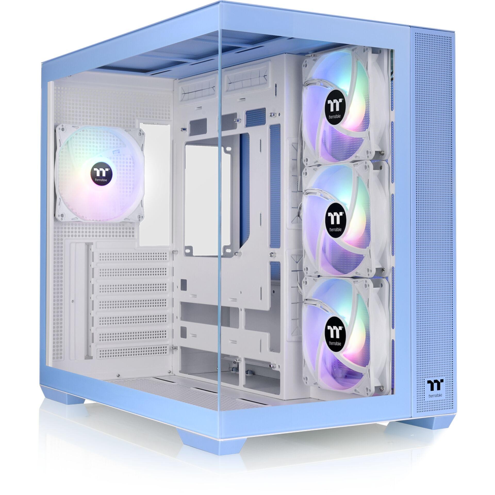 Thermaltake View 380 TG ARGB Hydrangea Blue Mid Tower Chassis -