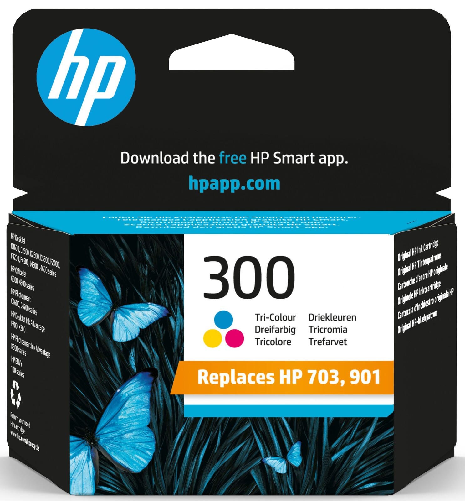 hp Vivera Tinte hp 300 für DeskJet D2560, 3-farbig