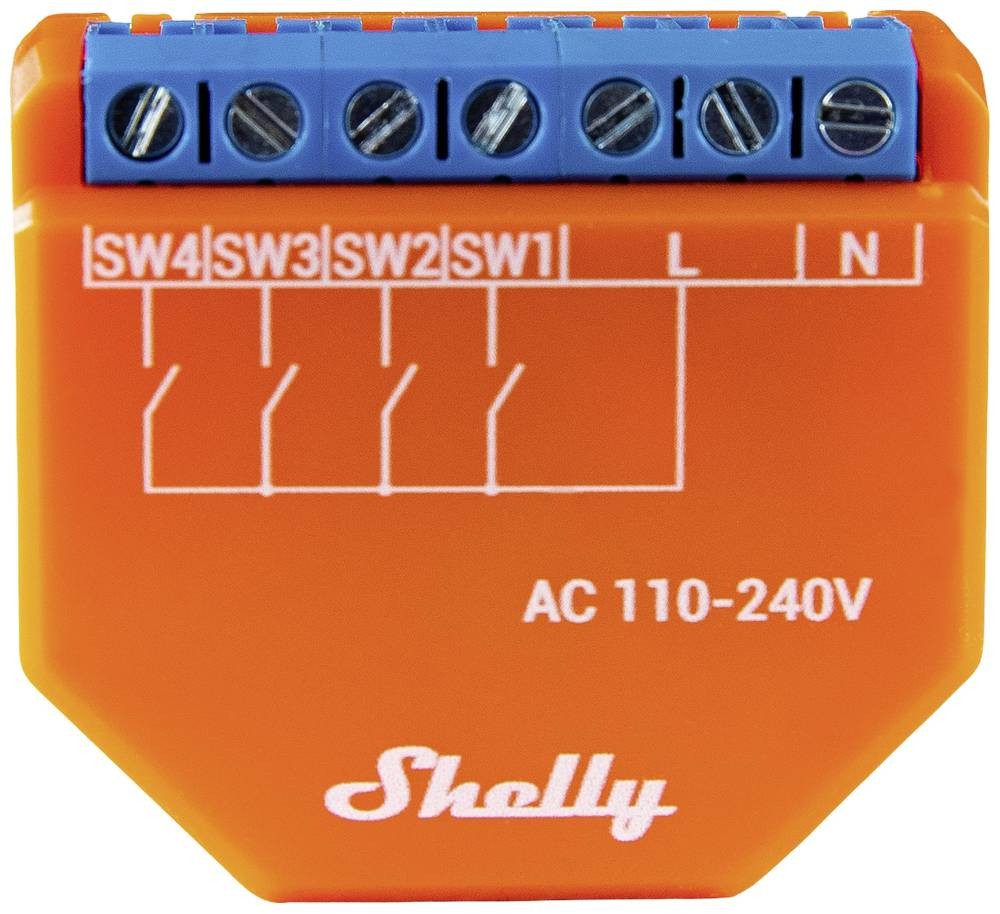 Shelly Shelly Qubino Wave i4 Szenarienmodul Z-Wave