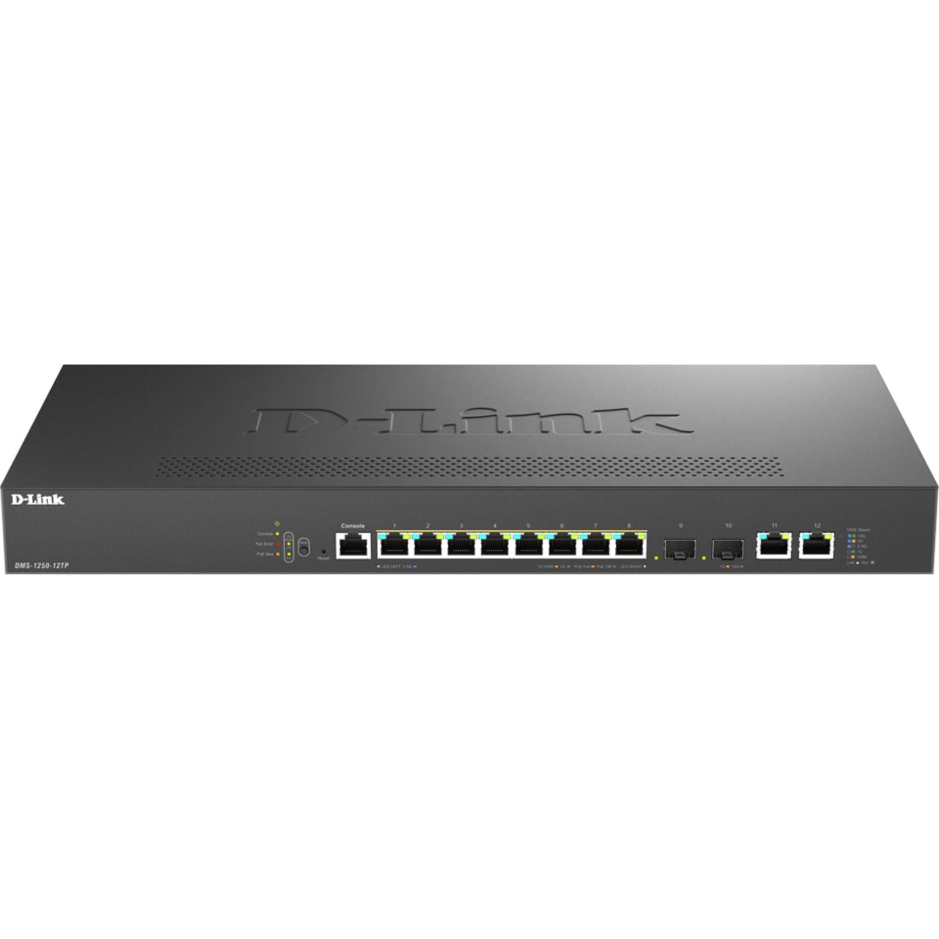 D-Link DMS-1250-12TP/E network switch Managed 2.5G Ethernet (100/1000/