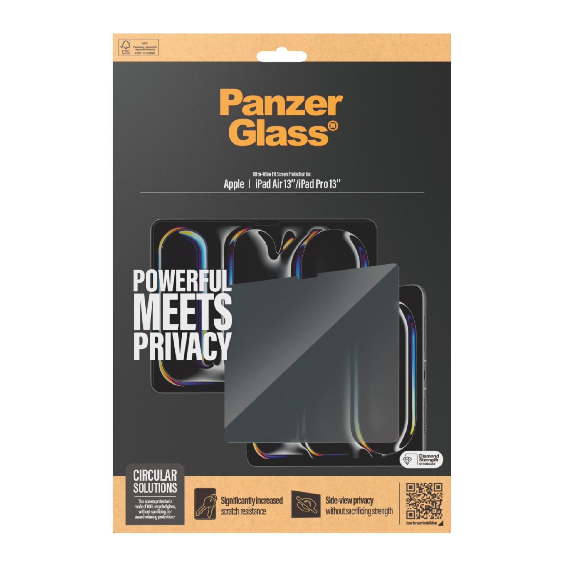 PanzerGlass 2-Way Privacy Screen Protector iPad Air 13'' (2024-