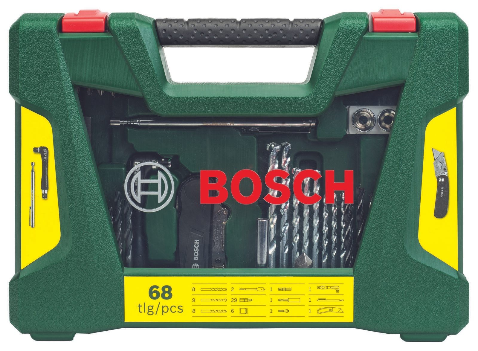 Product image 1 of the product “BOSCH Bohrer- and Bit-Set V-Line Box 68-teilig ”