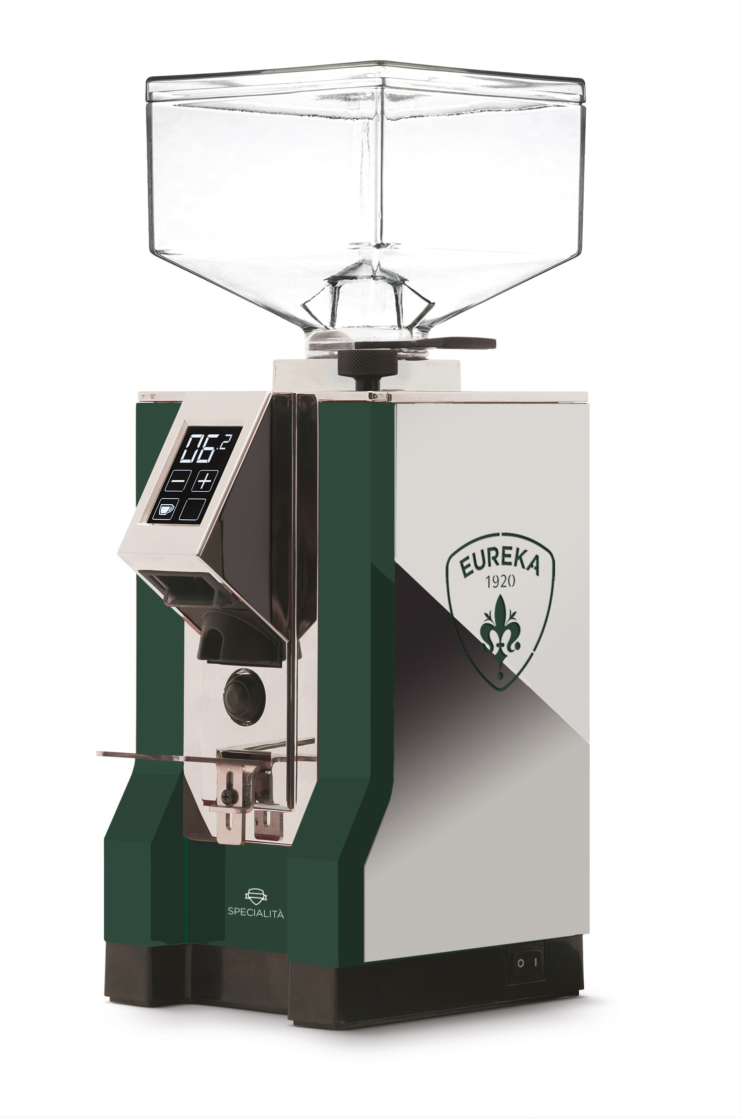 Eureka Mignon Specialita 310 W Chrome, Green - Eureka Mignon