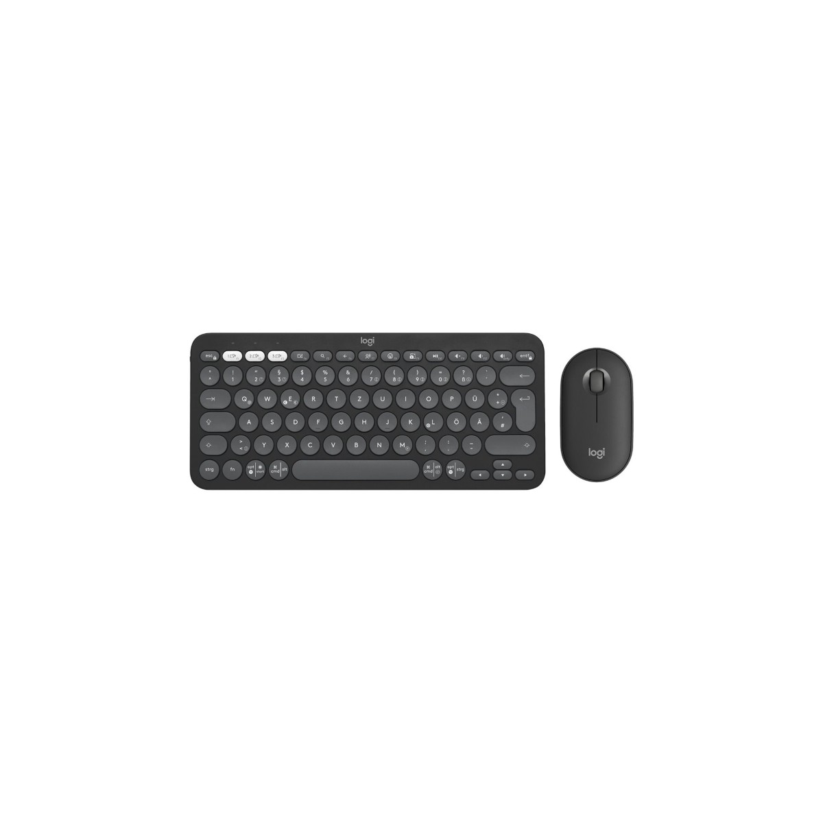 Logitech Pebble 2 Combo for Mac QWERTZ-Layout, graphit