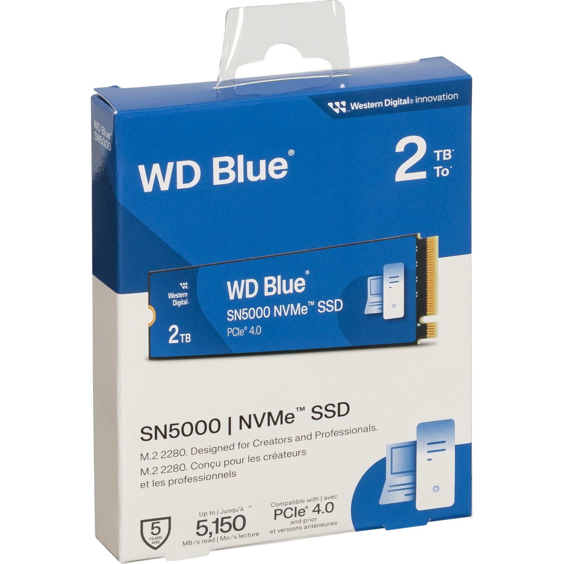 Western Digital WDS200T4B0E disque SSD 2 To M.2 PCI Express 4.0 NVMe -