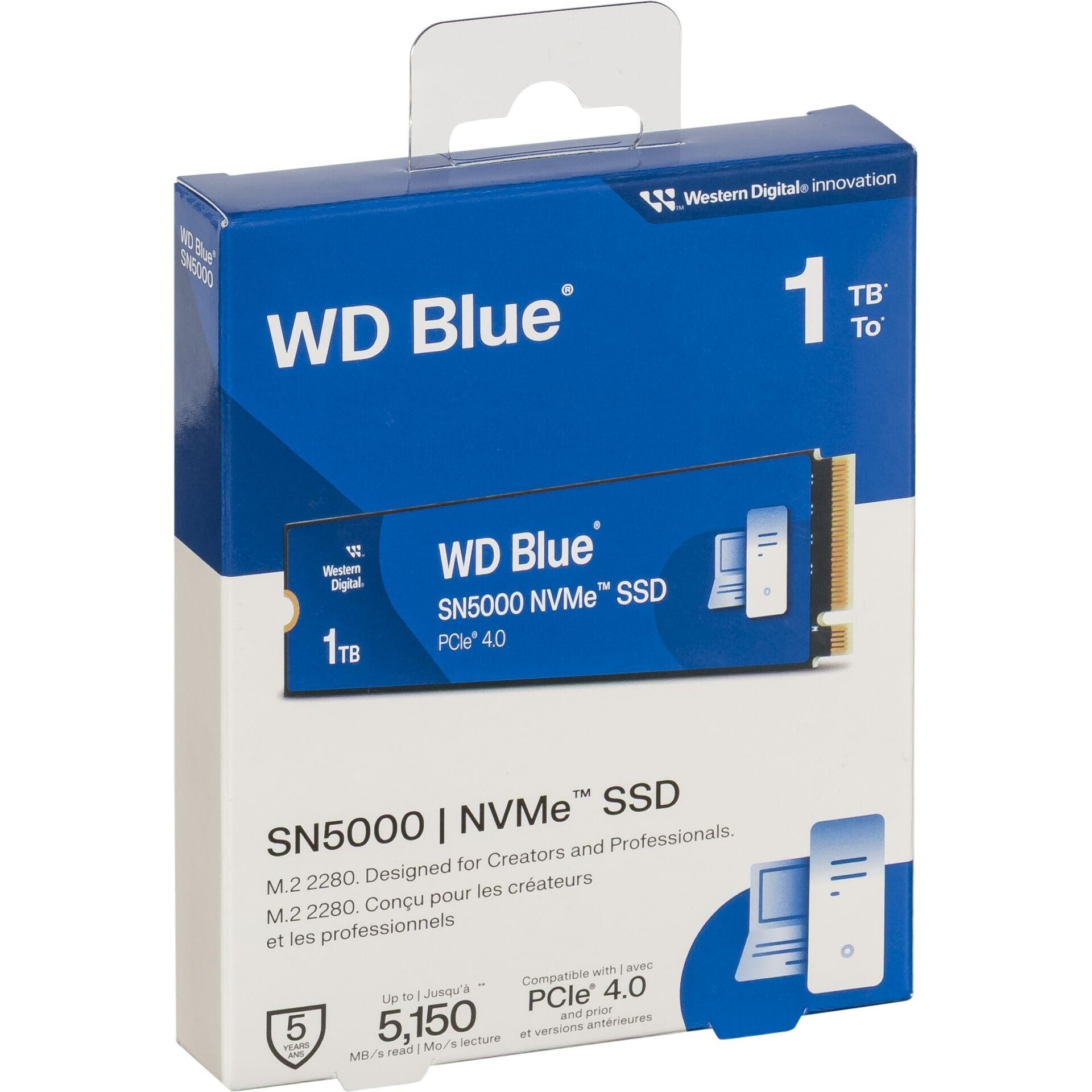 Western Digital Blue SN5000 1 TB M.2 PCI Express 4.0 NVMe - Western