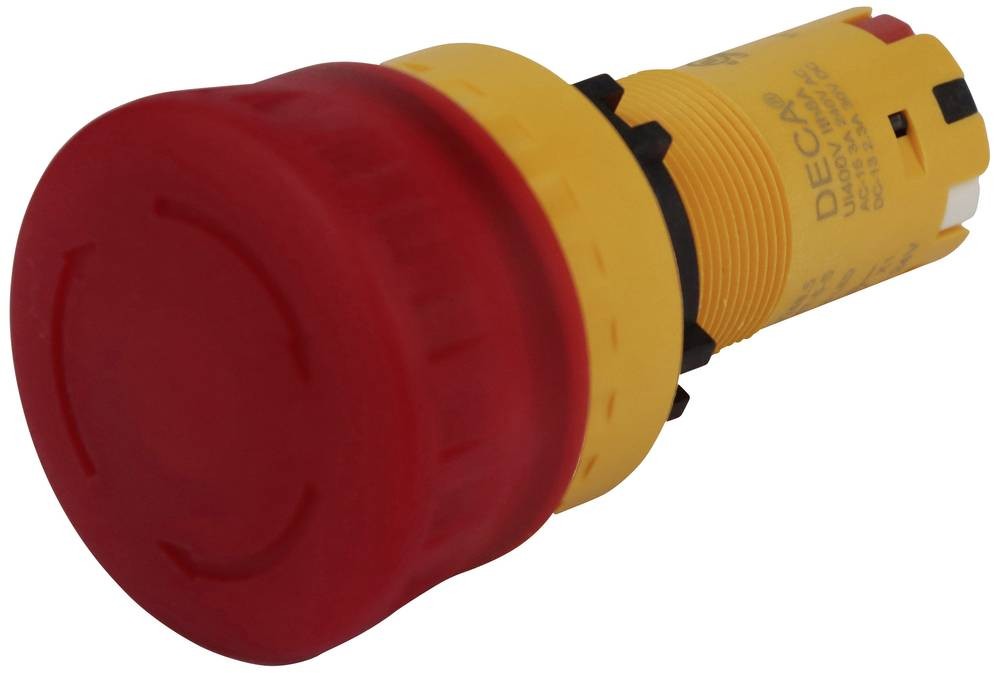 DECA CP2E-LVE01Q4R Notentsperrung, Stoptaster 24V DC/AC 8A IP66 1 pc(