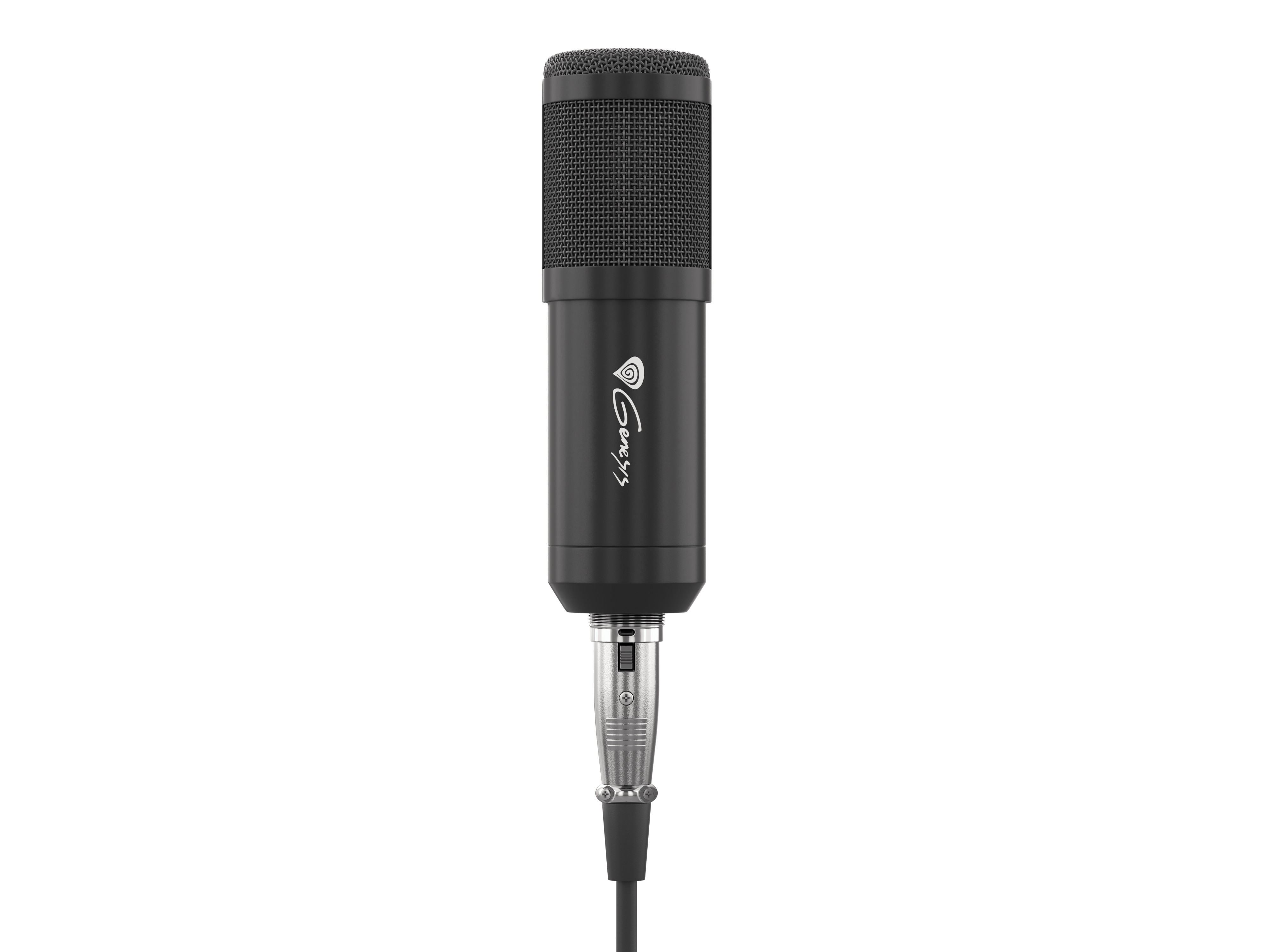 GENESIS Radium 300 XLR Black Studio microphone - GENESIS Radium 300