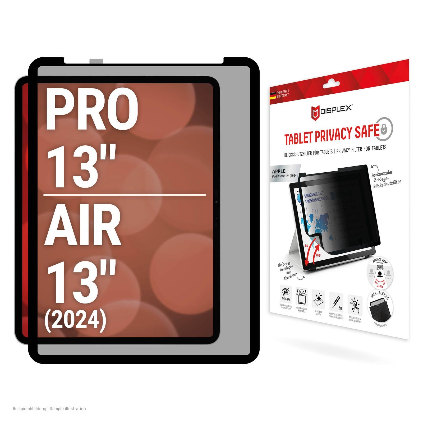 E.V.I. DISPLEX Tablet PR Safe iPad Pro13"/iPad Air 13" (2024/2025) -