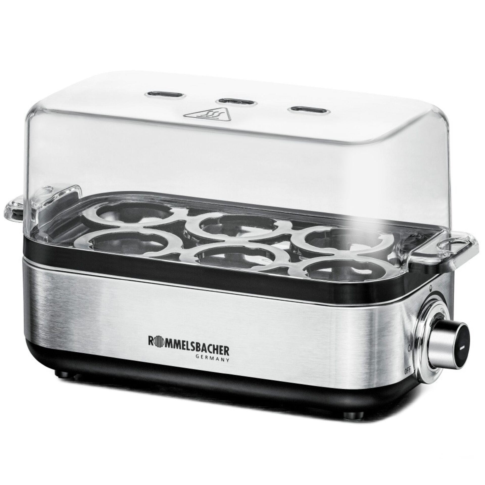 Rommelsbacher ER 600 cuecehuevos 6 huevos 400 W Acero inoxidable,