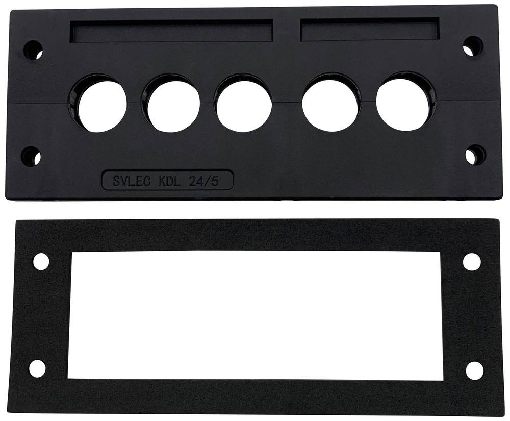 TRU COMPONENTS TC-KDL 24/5 Kabeleinführungsleiste Klemm-Ø (max.)