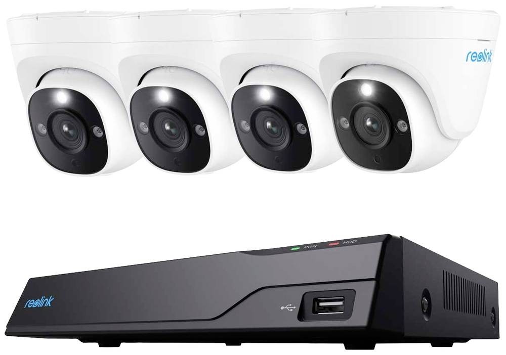 Reolink NVS8-12MD4 LAN IP-Überwachungskamera-Set 8-voie avec 4