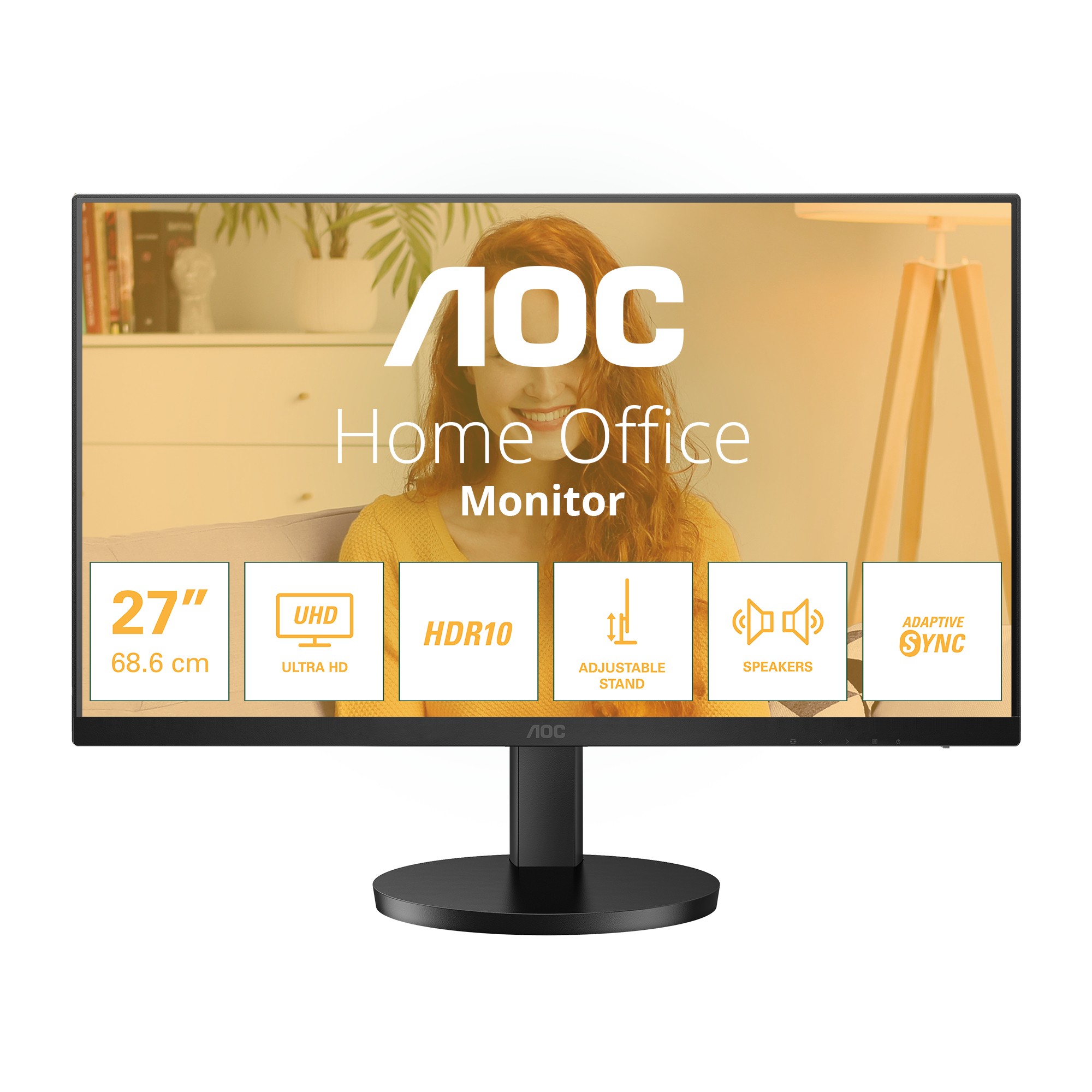 AOC U27B3AF computer monitor 68.6 cm (27") 3840 x 2160 pixels 4K