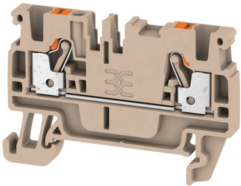 Weidmüller 1521850000 Durchgangsklemme 5.1mm Zugfeder grigio 100St.