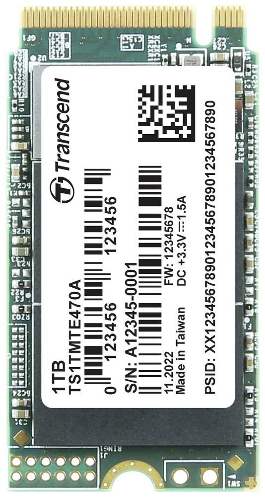 Transcend MTE470A 1 TB M.2 PCI Express 3.0 NVMe 3D NAND - Transcend