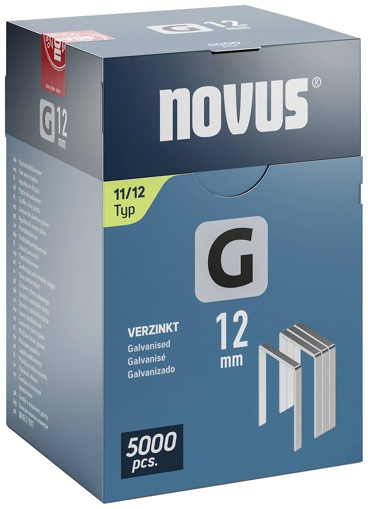 Novus Tools 042-0768 Flachdrahtklammern Typ 11 5000 St. Abmessungen (
