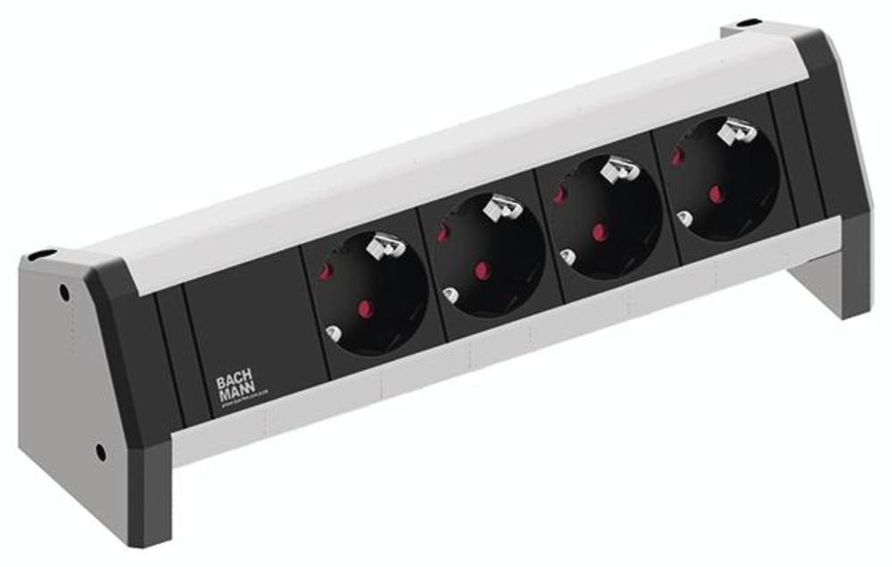 Bachmann 902.0049 power strip without Schalter black, Aluminium