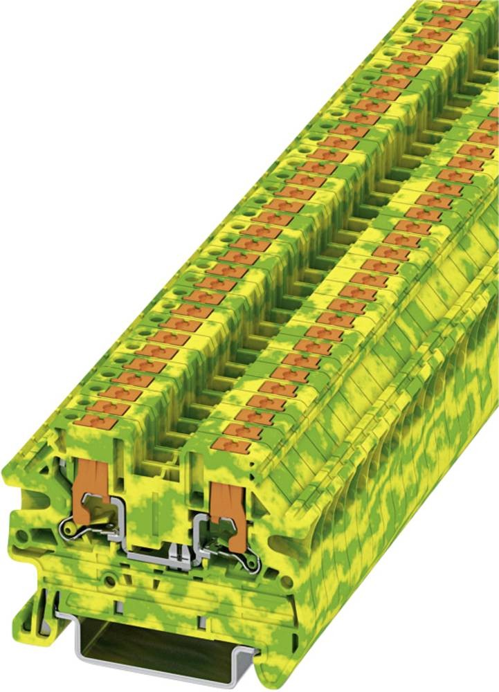 Phoenix Contact 1078963 Schutzleiterklemme 5.2mm Push-In-Klemme Grün,