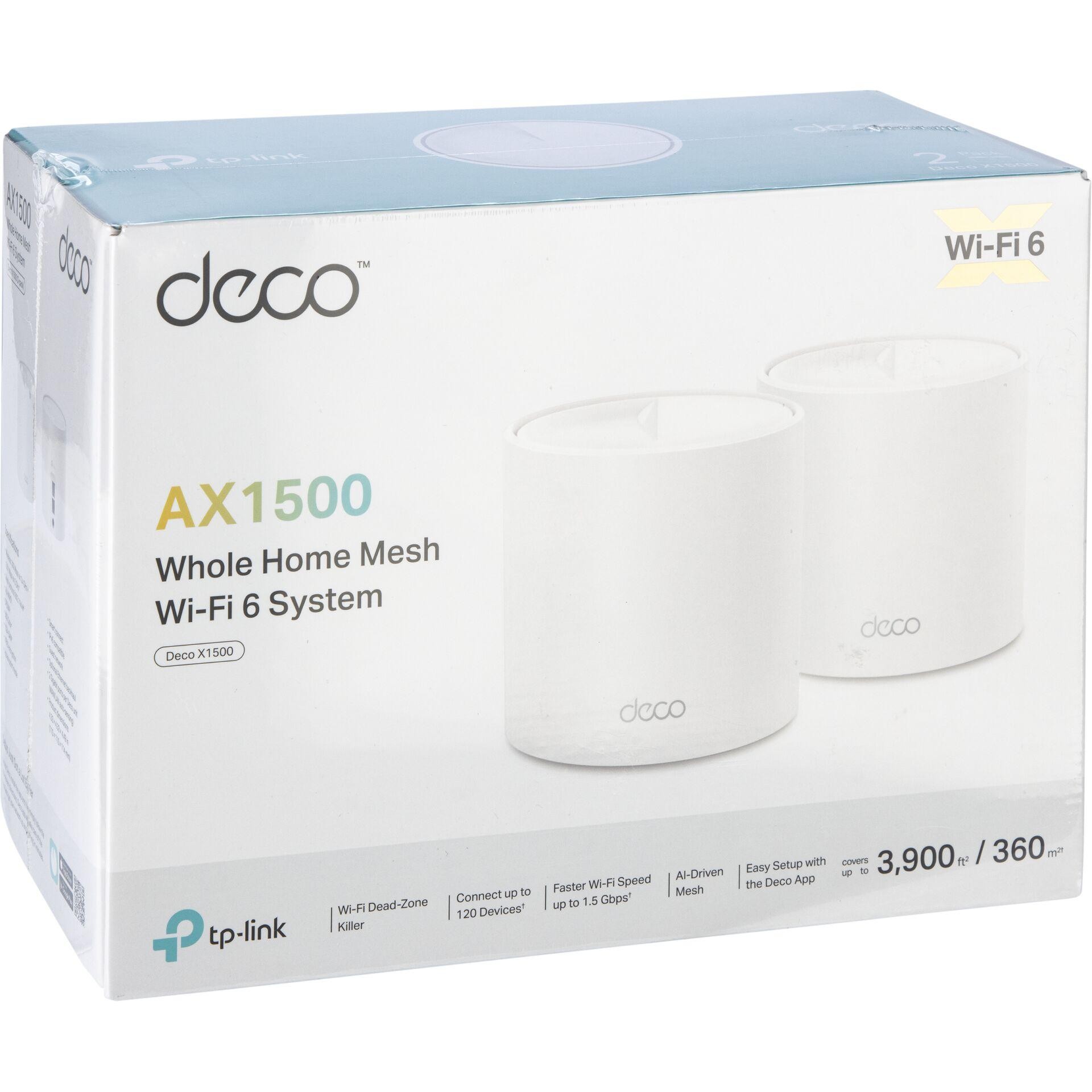 TP-Link AX1500 Whole Home Mesh Wi-Fi 6 System - TP-Link AX1500 Whole