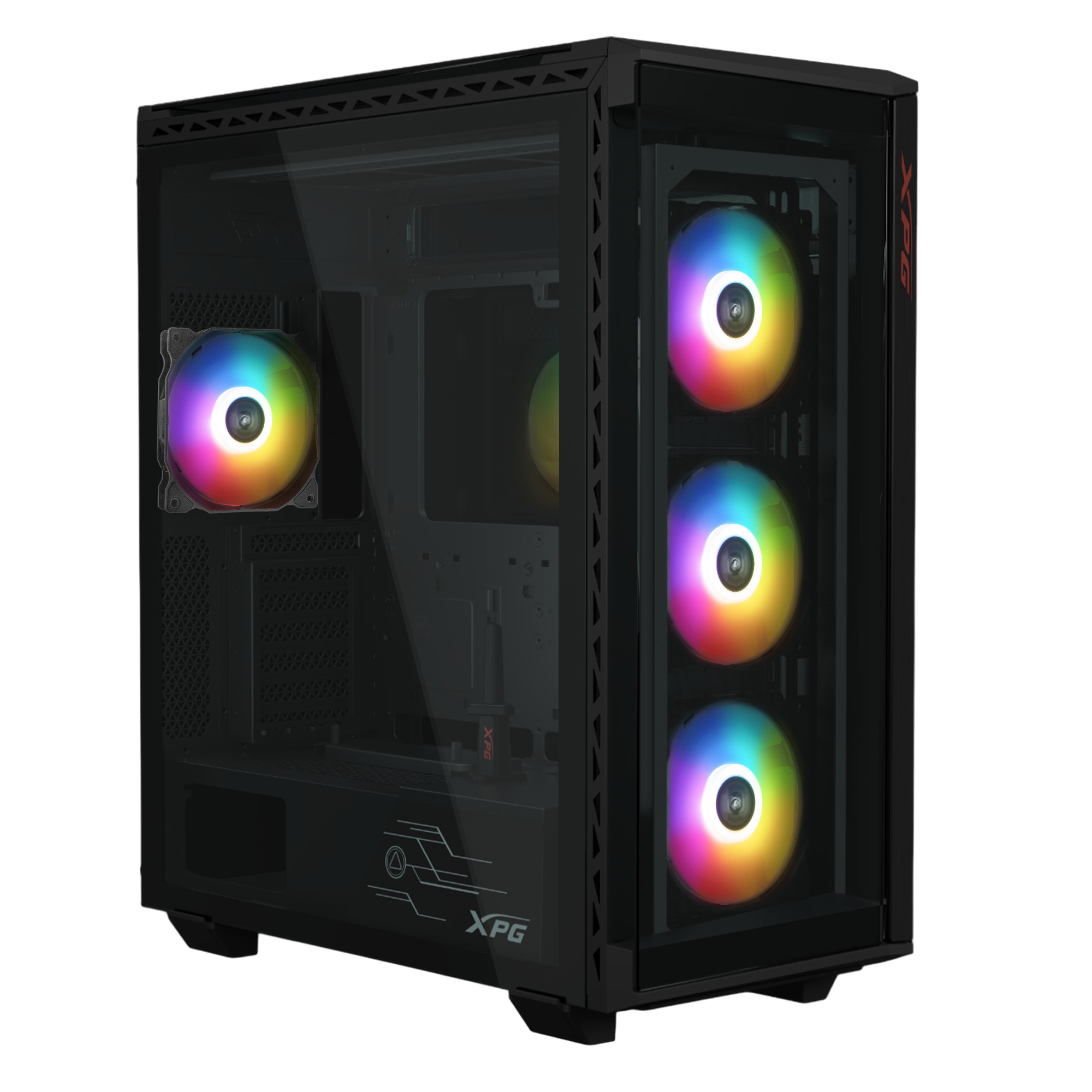 XPG BATTLECRUISER II ST Mid-Tower Black - XPG BATTLECRUISER II ST Mid-
