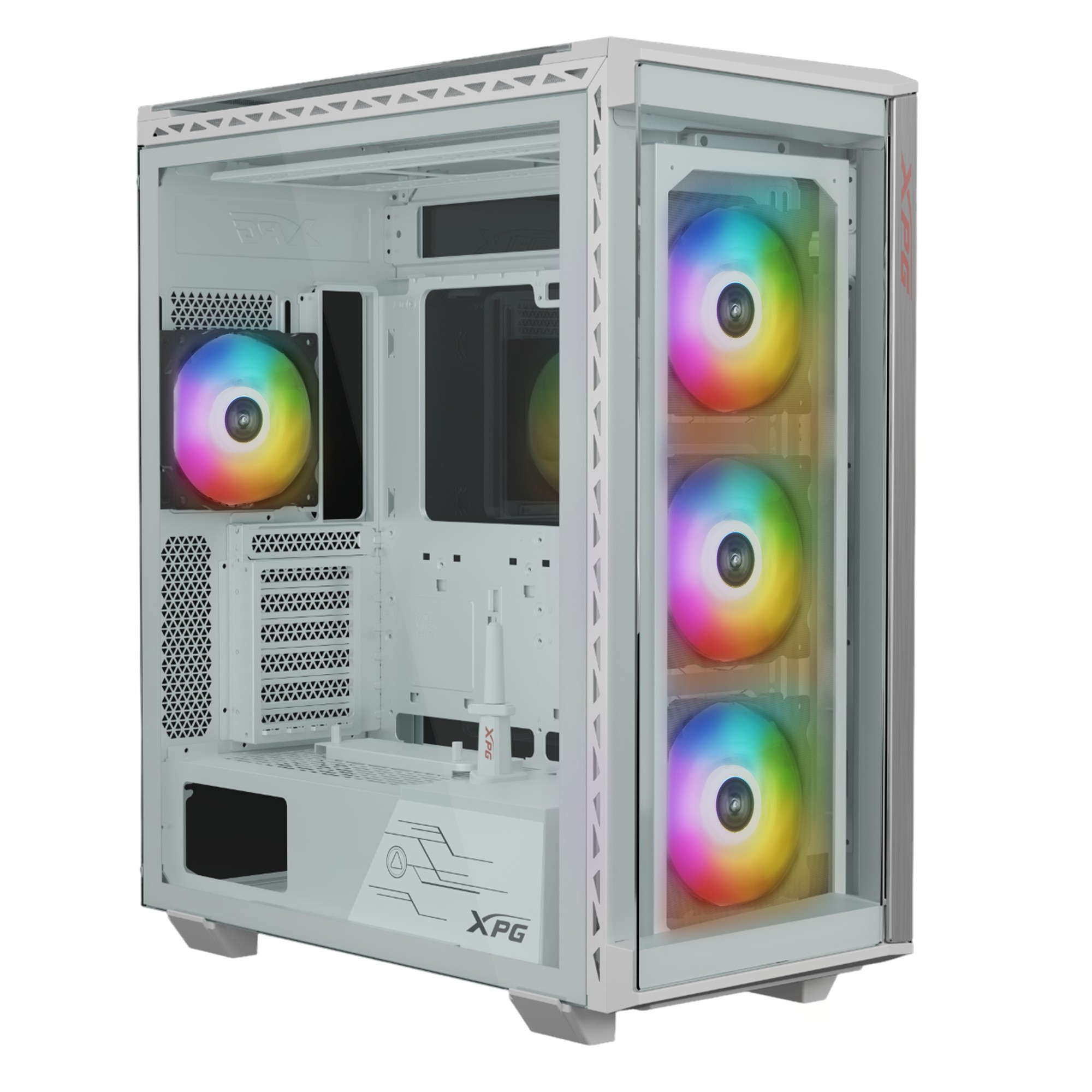 XPG BATTLECRUISER II ST Mid-Tower White - XPG BATTLECRUISER II ST Mid-
