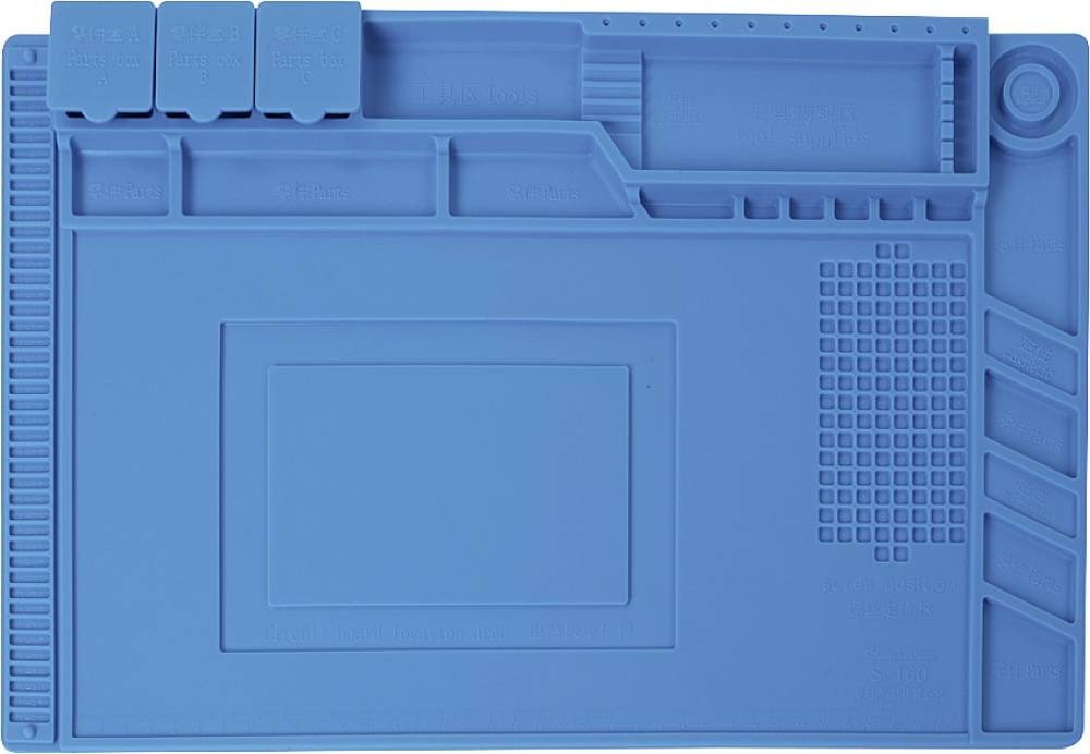 Velleman Silicone soldering mat, heat resistant up to 500 °C,