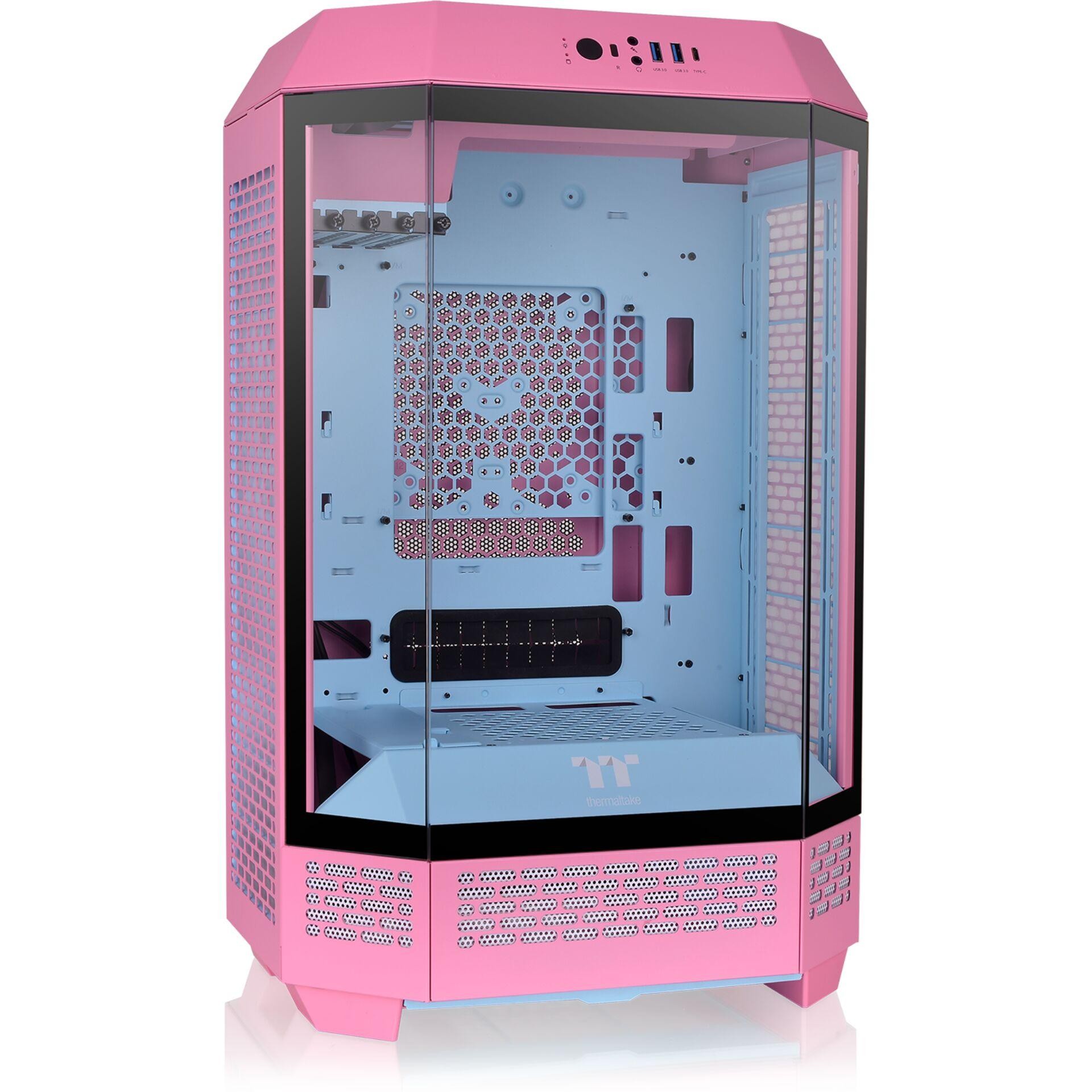 Thermaltake 300 Bubble Pink Micro Tower - Thermaltake 300 Bubble Pink,