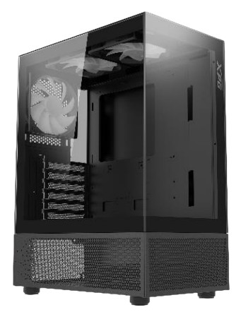XPG INVADER X MINI KOMPAKTES MID-TOWER-CASE Black - XPG INVADER X