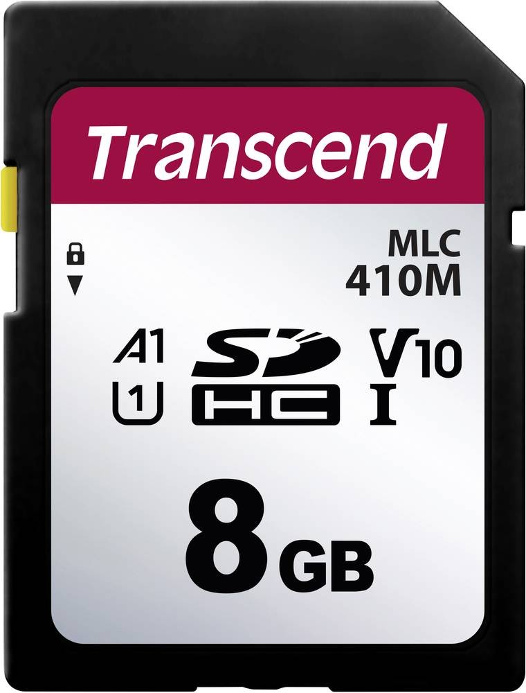 Transcend 410M 8 GB SDHC MLC Classe 10 - Transcend 410M, 8 GB, SDHC,