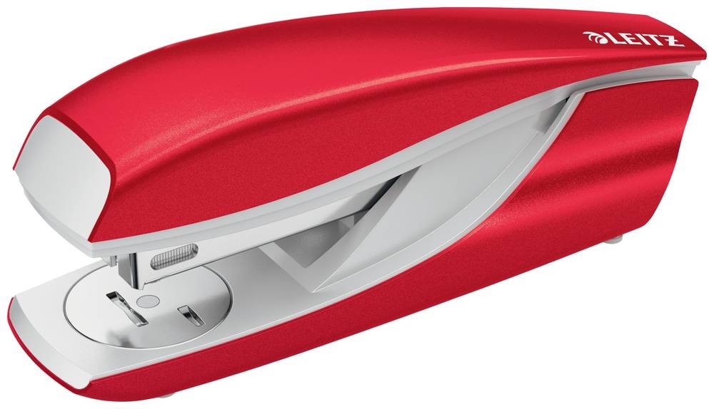 Leitz 55022026 Heftgerät Rot/Weiß Heftleistung: 30 Bl. (80 g/m²)