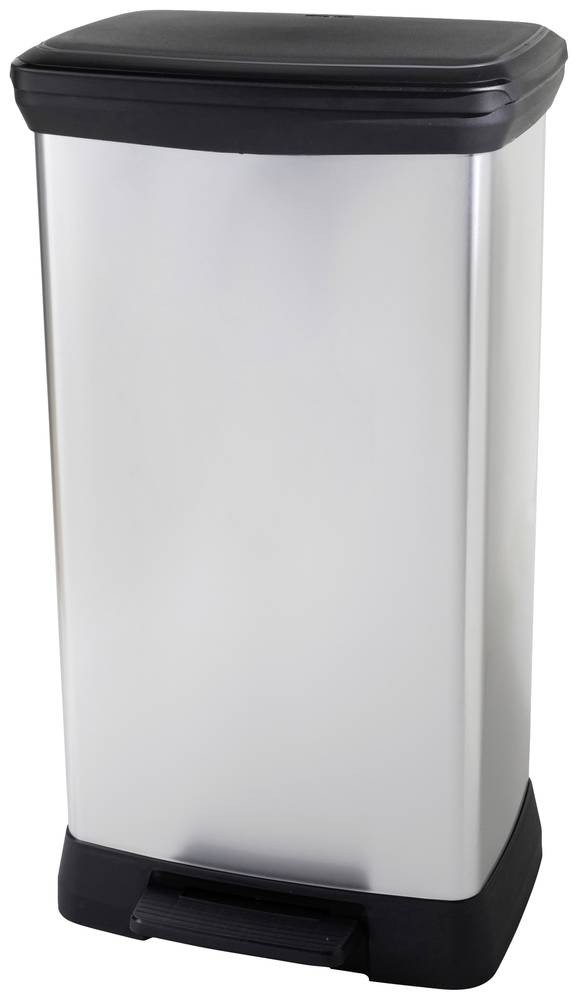 Curver Deco bin metalics 254620 Mülleimer 46l (B x H x T) 407 x 749
