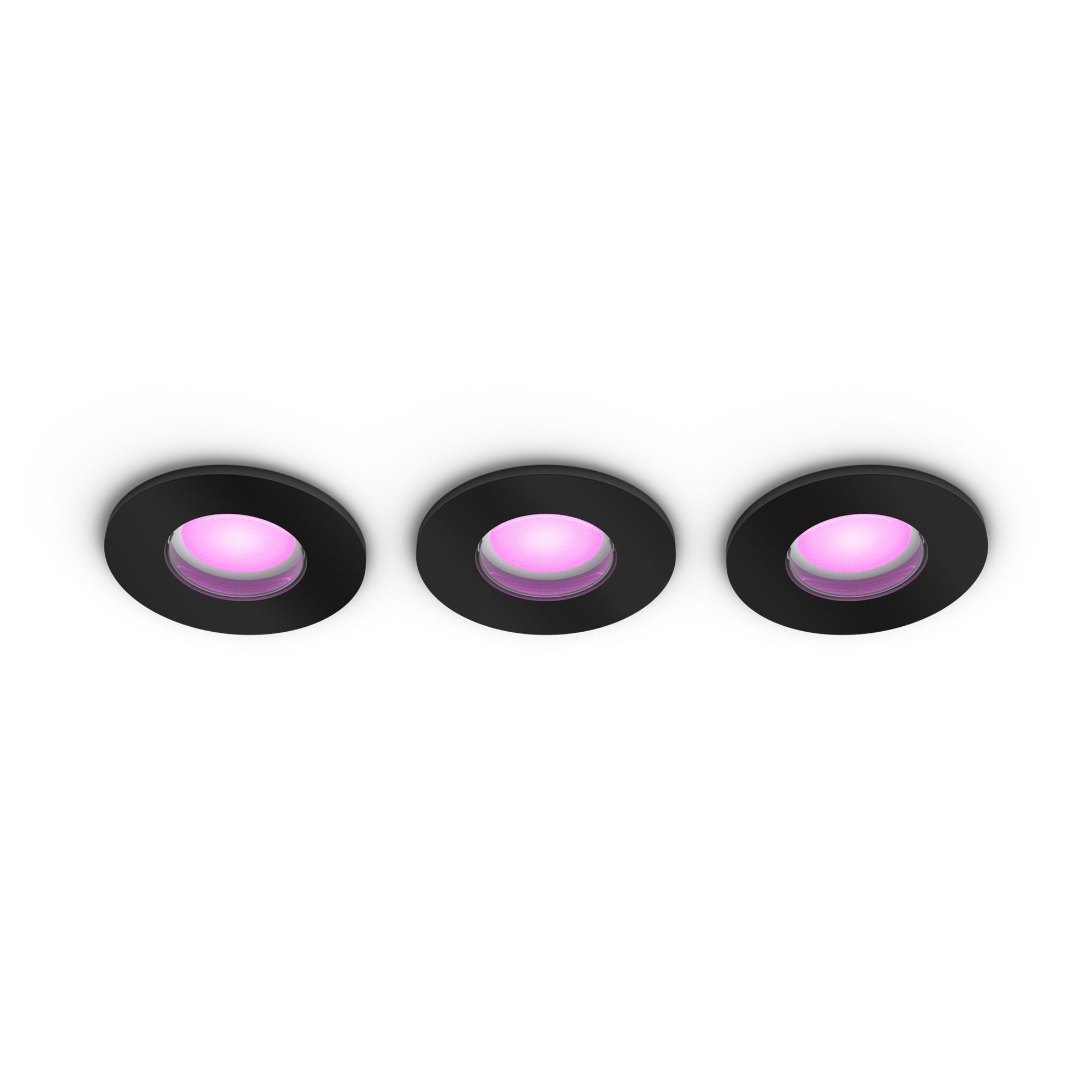 Philips Hue White and colour ambience Three-pack Xamento recessed