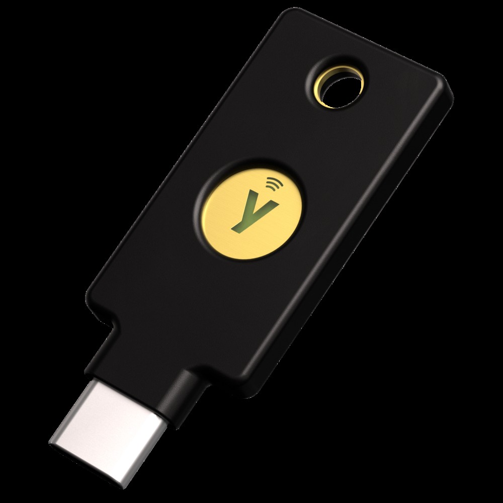 Yubico USB Passwort Manager Stick YubiKey 5C NFC Schwarz/Gold