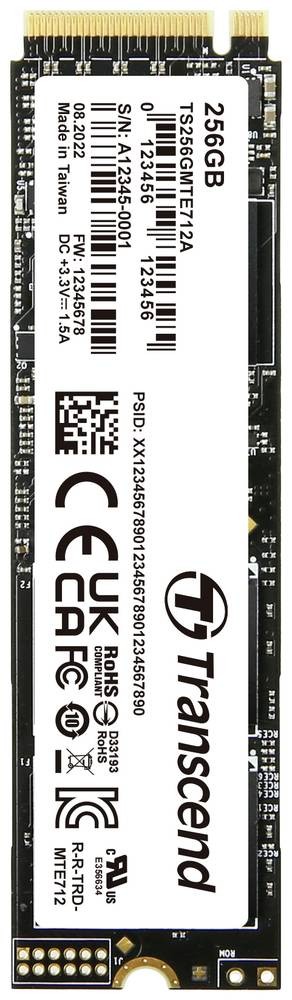 Transcend PCIe M.2 SSDs 256 GB PCI Express 4.0 NVMe 3D NAND -