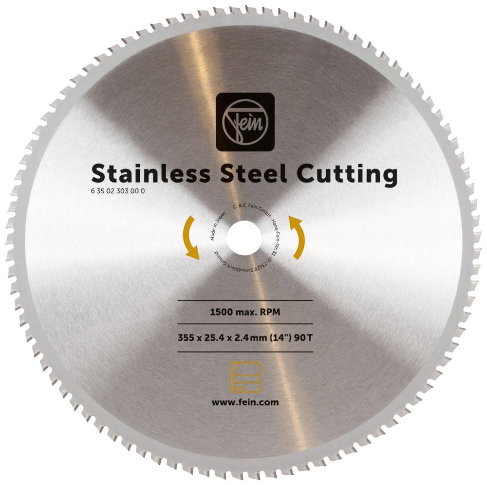 FEIN 90 Teeth Per Inch Steel Circular Saw Blade, Pack of 1 - FEIN 90