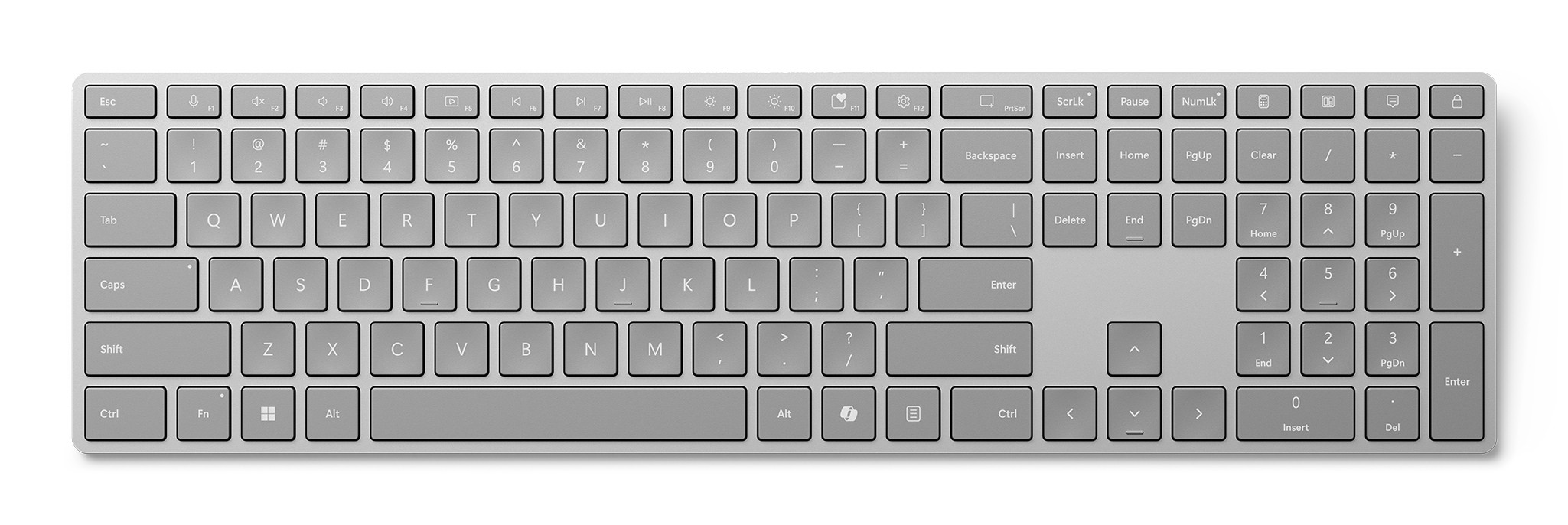 Microsoft Surface Keyboard Bluetooth AT/DE Gray ohne Simlock