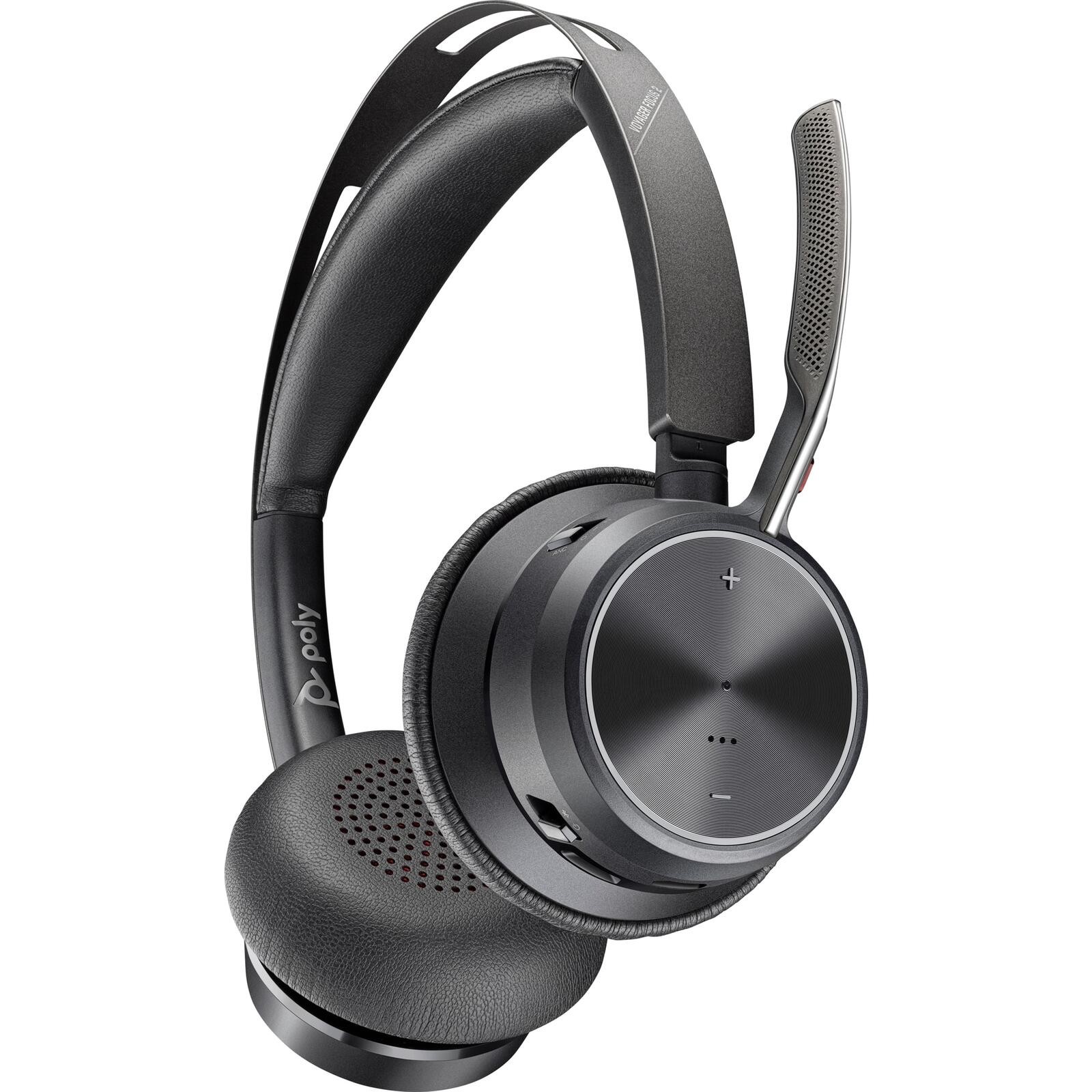 HP Poly Voyager Focus 2 USB-C-C Headset +USB-C/A Adapter - HP Poly