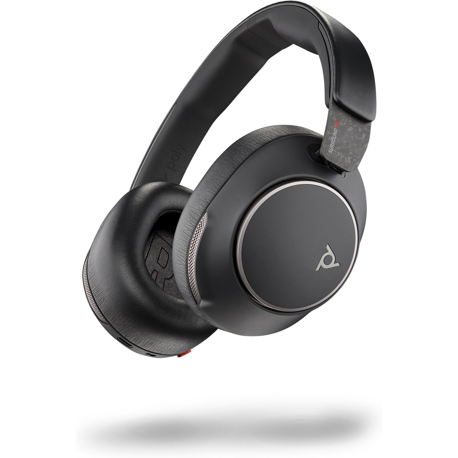 HP Poly Headset Voyager Surround 80 UC - kabellos/bluetooth - Black