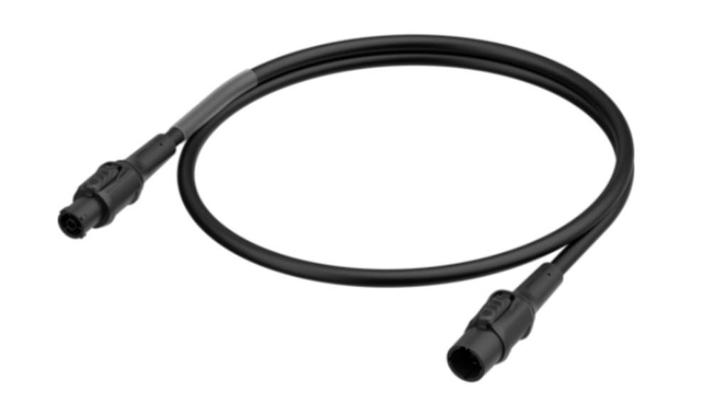 Neutrik 1028920 Strom connection cable black 2m