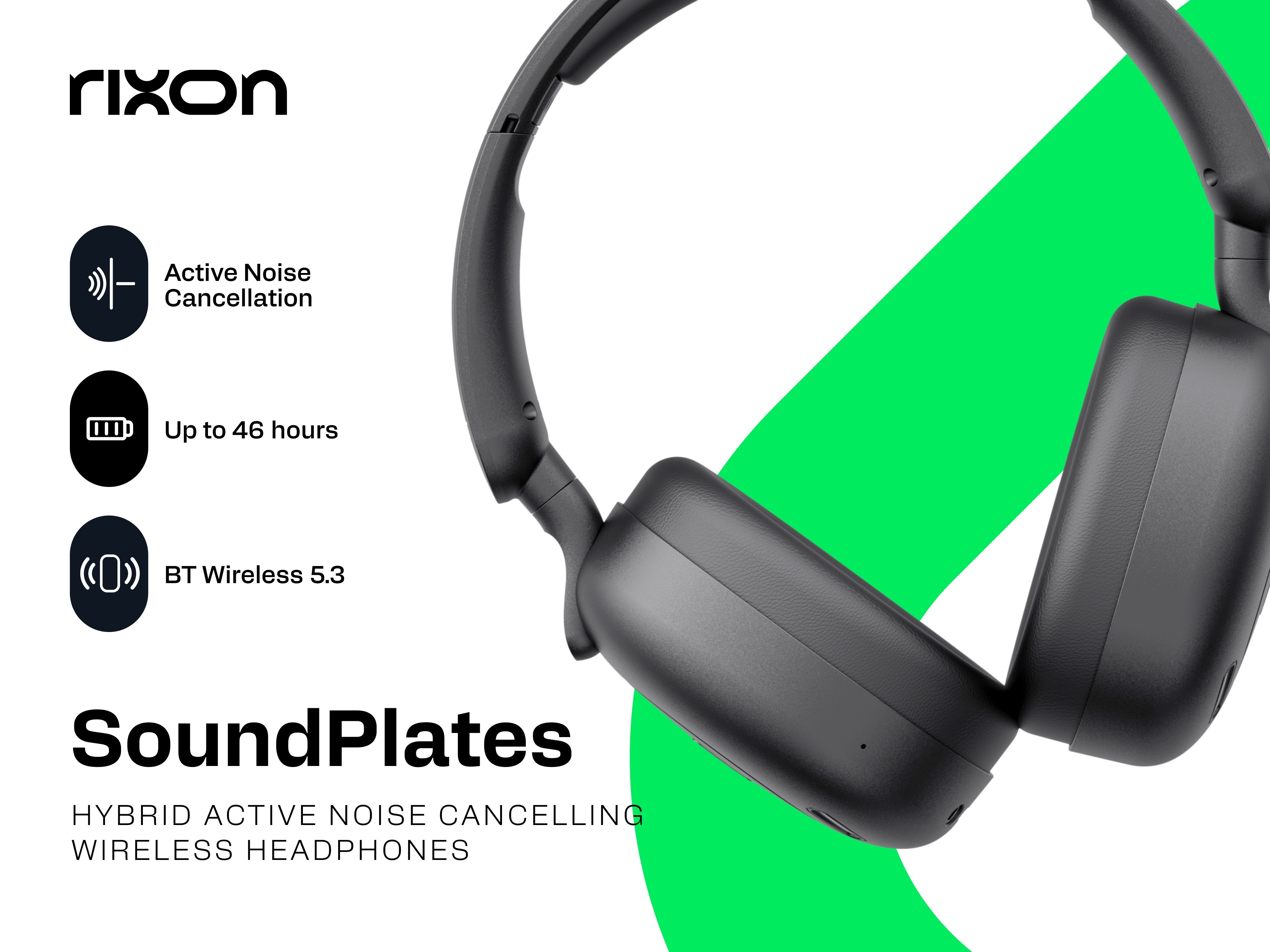 Rixon Soundplates Earbuds noir