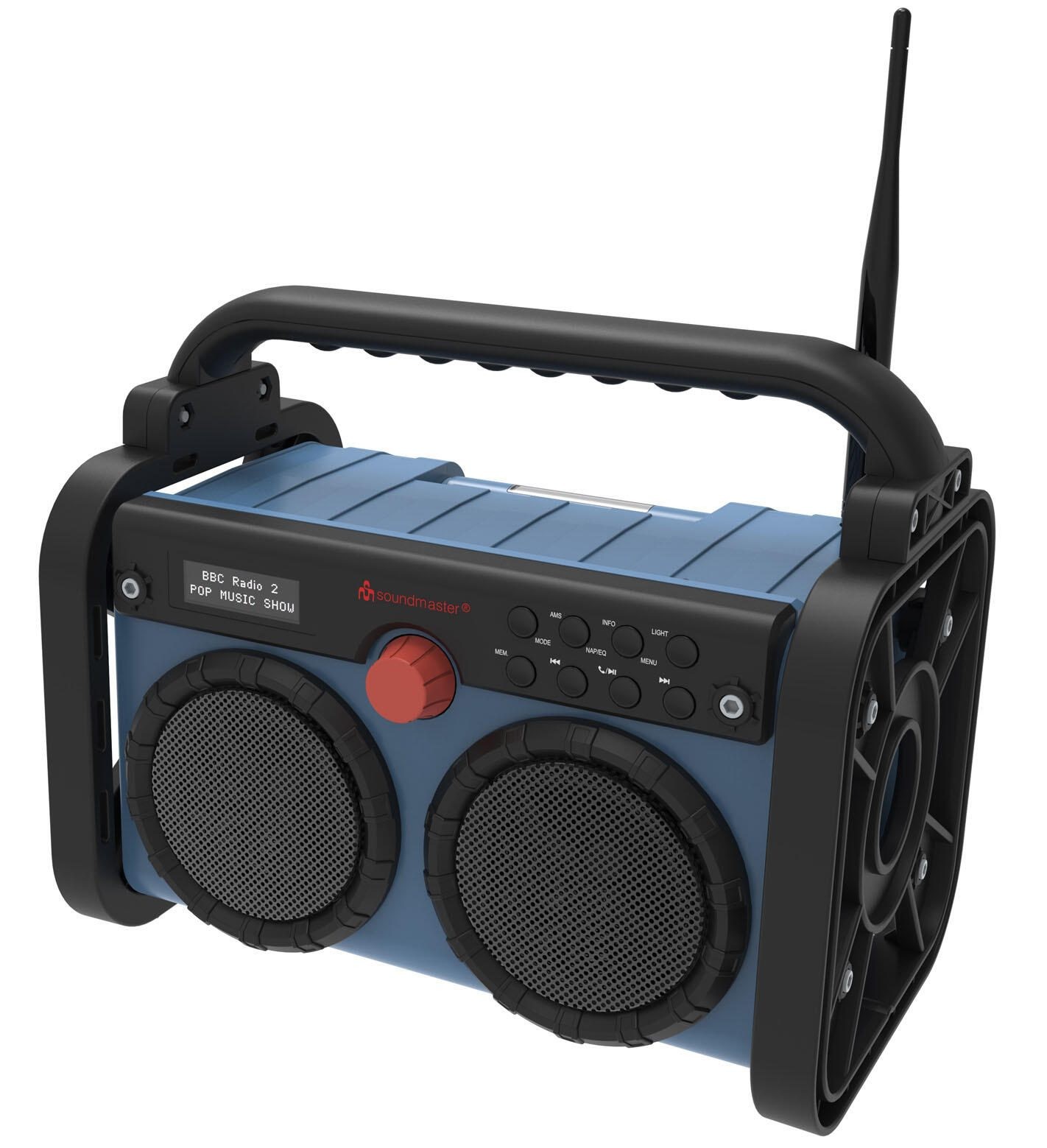 Soundmaster DAB85BL radio Portátil Negro, Azul - Soundmaster DAB85BL,