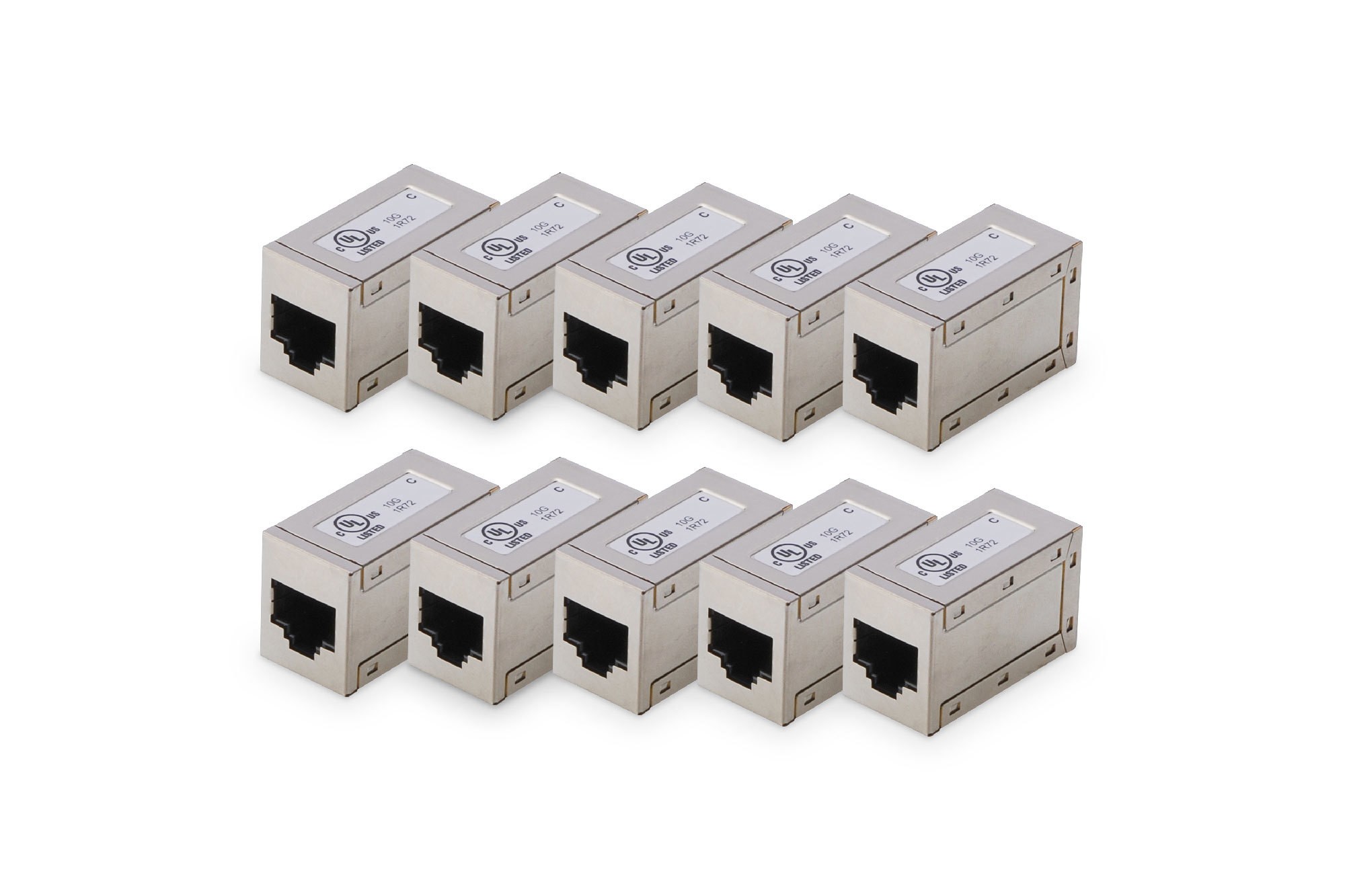 Digitus CAT 6, modular couplers, shielded - 10 pieces - Digitus CAT 6,