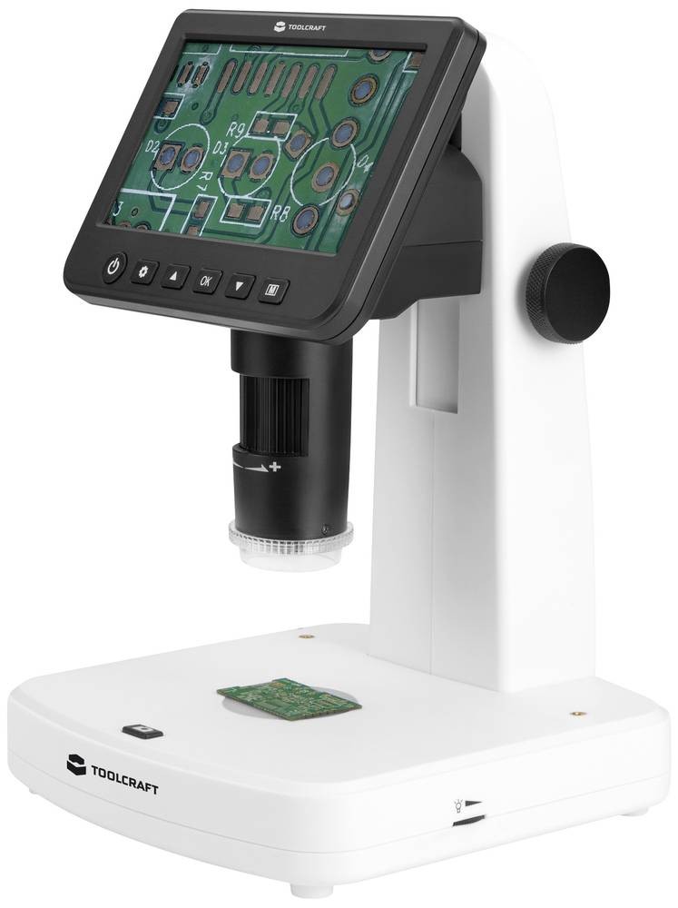 TOOLCRAFT TO-9076404 12.7cm (5-Zoll) LCD-Digitalmikroskop with