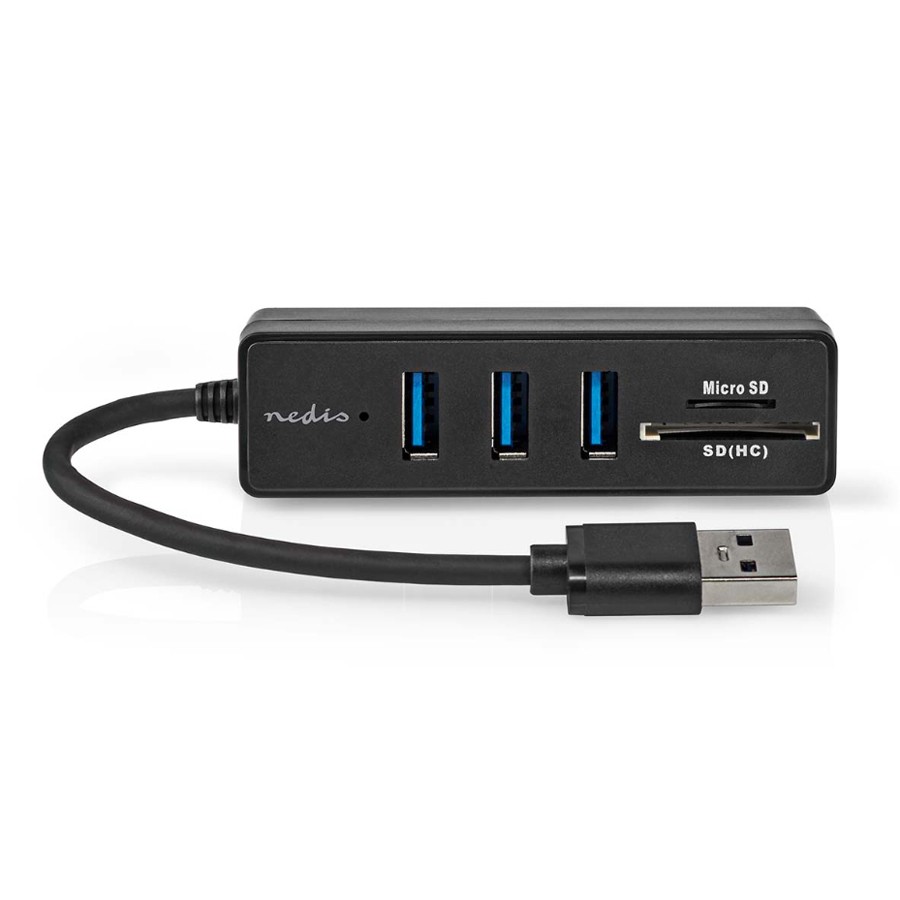 Nedis CCGB61250BK01 interface hub USB 3.2 Gen 1 (3.1 Gen 1) Type-A