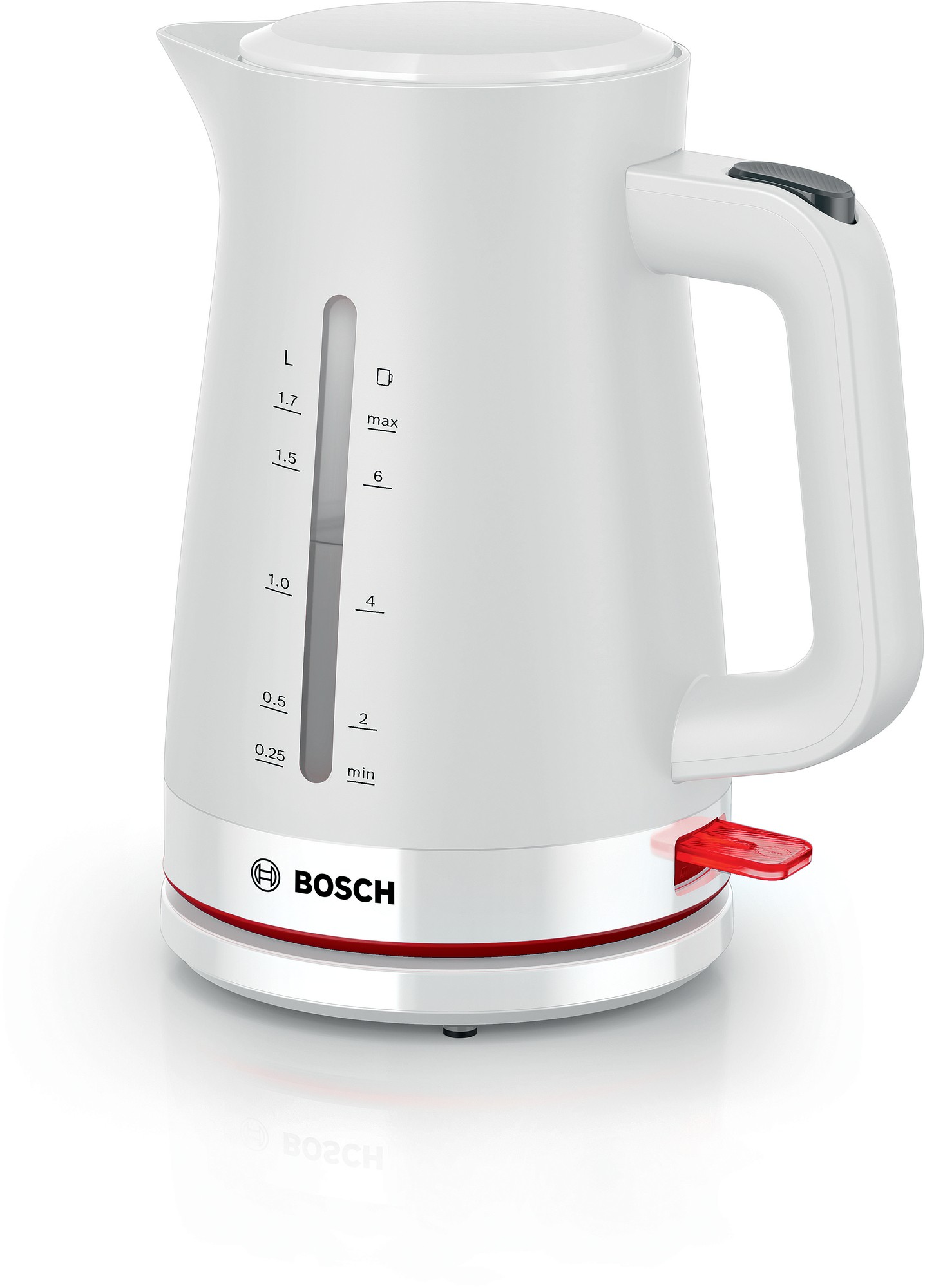 Bosch TWK3M121 bouilloire 1,7 L 2400 W Blanc - Bosch TWK3M121, 1,7 L,