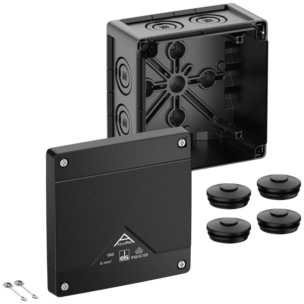 Spelsberg 40600001 Abzweigkasten (L x B x H) 127 x 127 x 75 mm black