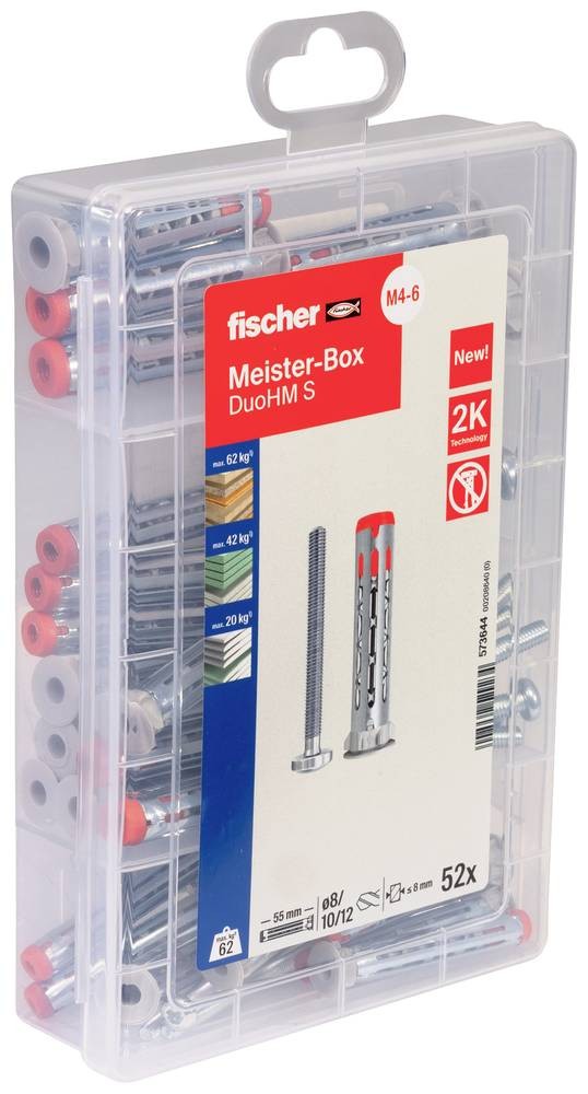 Fischer 573644 MeisterboX DuoHM TX Hohlraumdübel 55mm 52St.