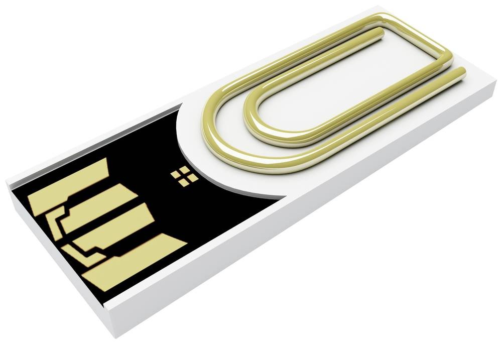 Xlyne clip/me TRUE DOCUMENT USB-Stick Bulk 8GB blanco CA08IW002 USB-A