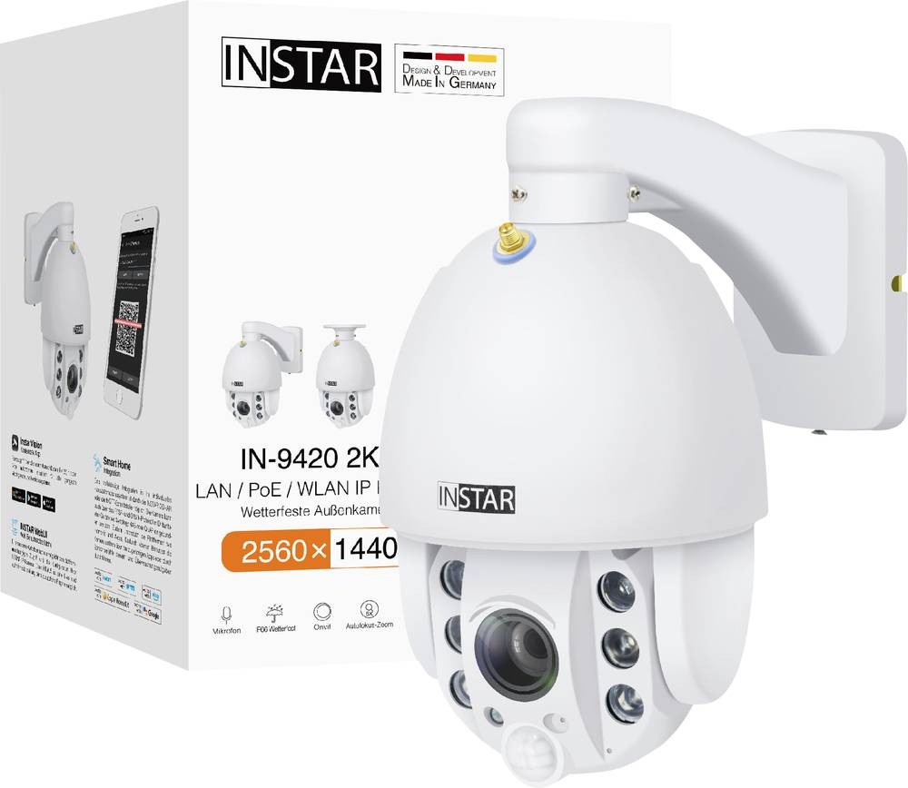 INSTAR IN-9420 14092 LAN, WiFi IP Überwachungscaméra 2560 x 1440