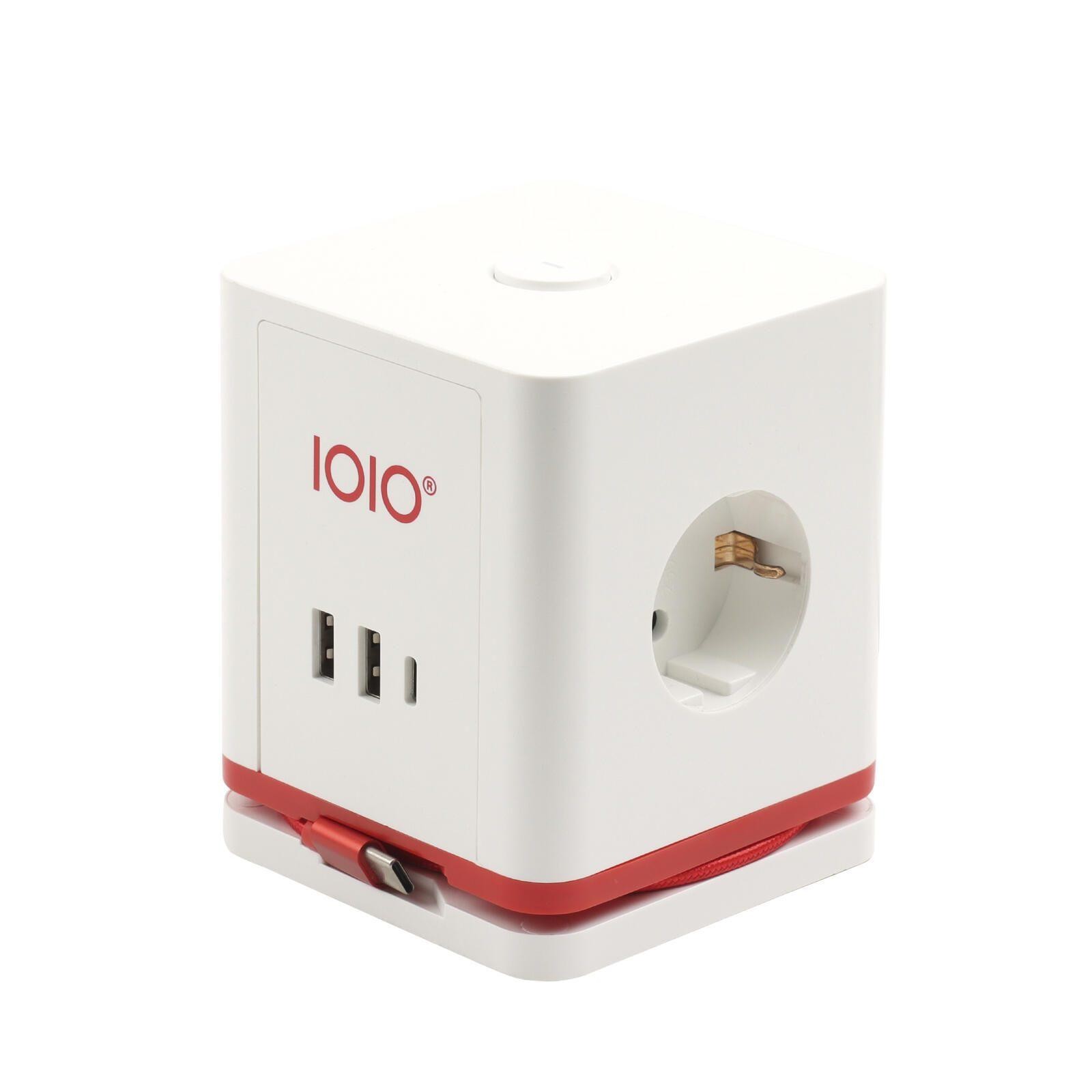 IOIO SW 1000 3-fach Steckdosenwürfel weiß